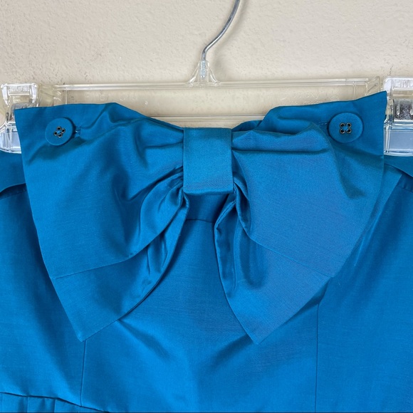 Anthro BHLDN blue batten bow dress 2 by Hitherto - Picture 5 of 12